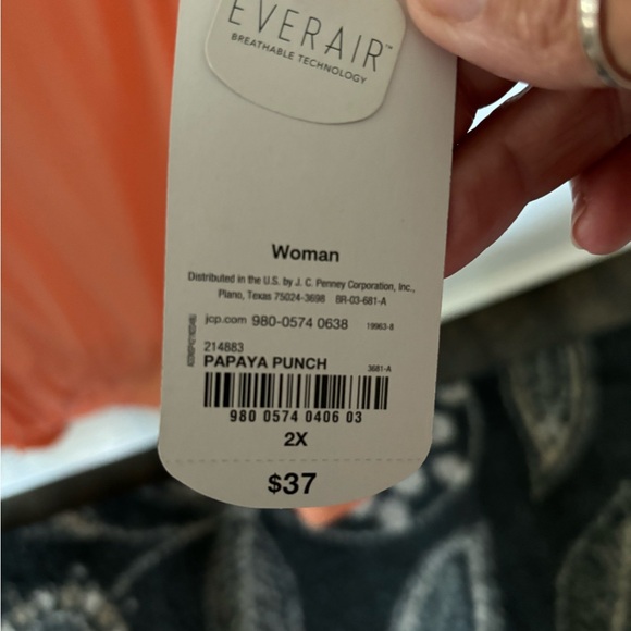 Womens Plus Size 2x Xersion Top NWT - Picture 7 of 8